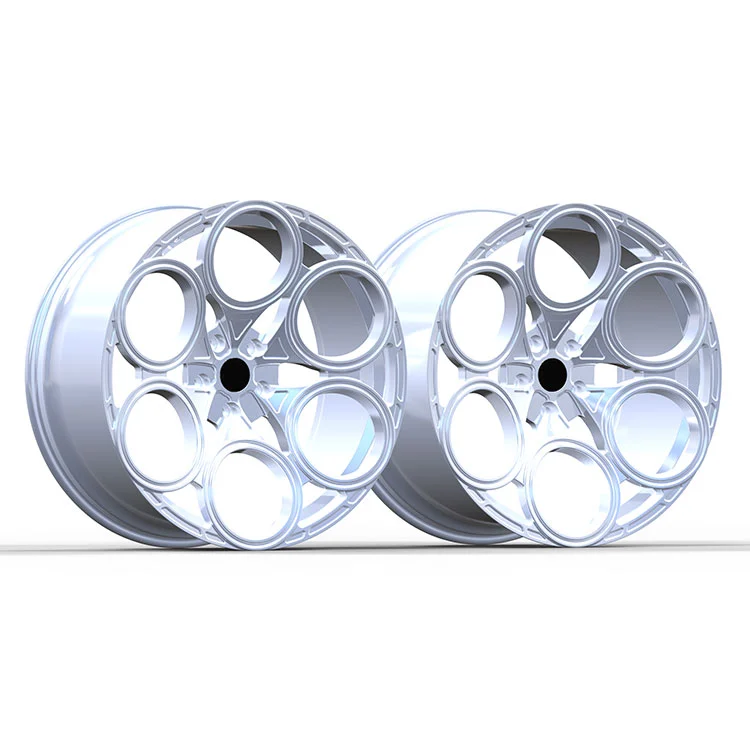 Rodas forjadas em prata brilhante para Lamborghini URUS